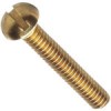 round head slotted brass machine screws